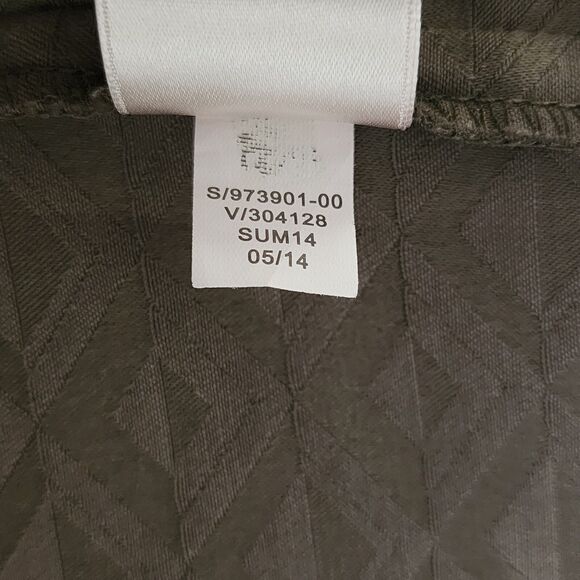 Banana Republic Factory Womens Martin Fit Pants Olive Green Cropped Size 10 - Picture 8 of 9